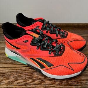 Reebok Nano X2 TR Adventure Cross Training Sneakers Mens 8 Orange Flare HP9077